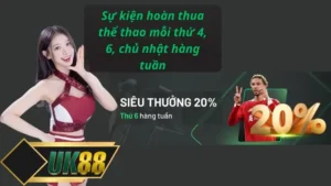 Sự kiện hoàn thua thể thao mỗi thứ 4, 6, chủ nhật hàng tuần