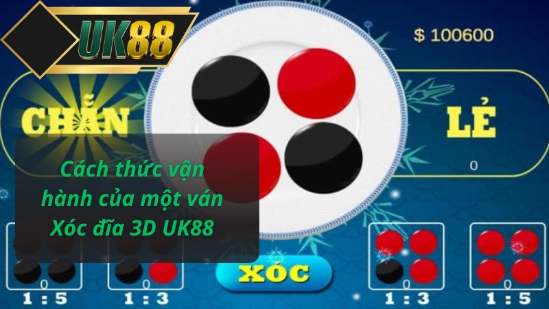 Cách thức vận hành của một ván Xóc đĩa 3D UK88